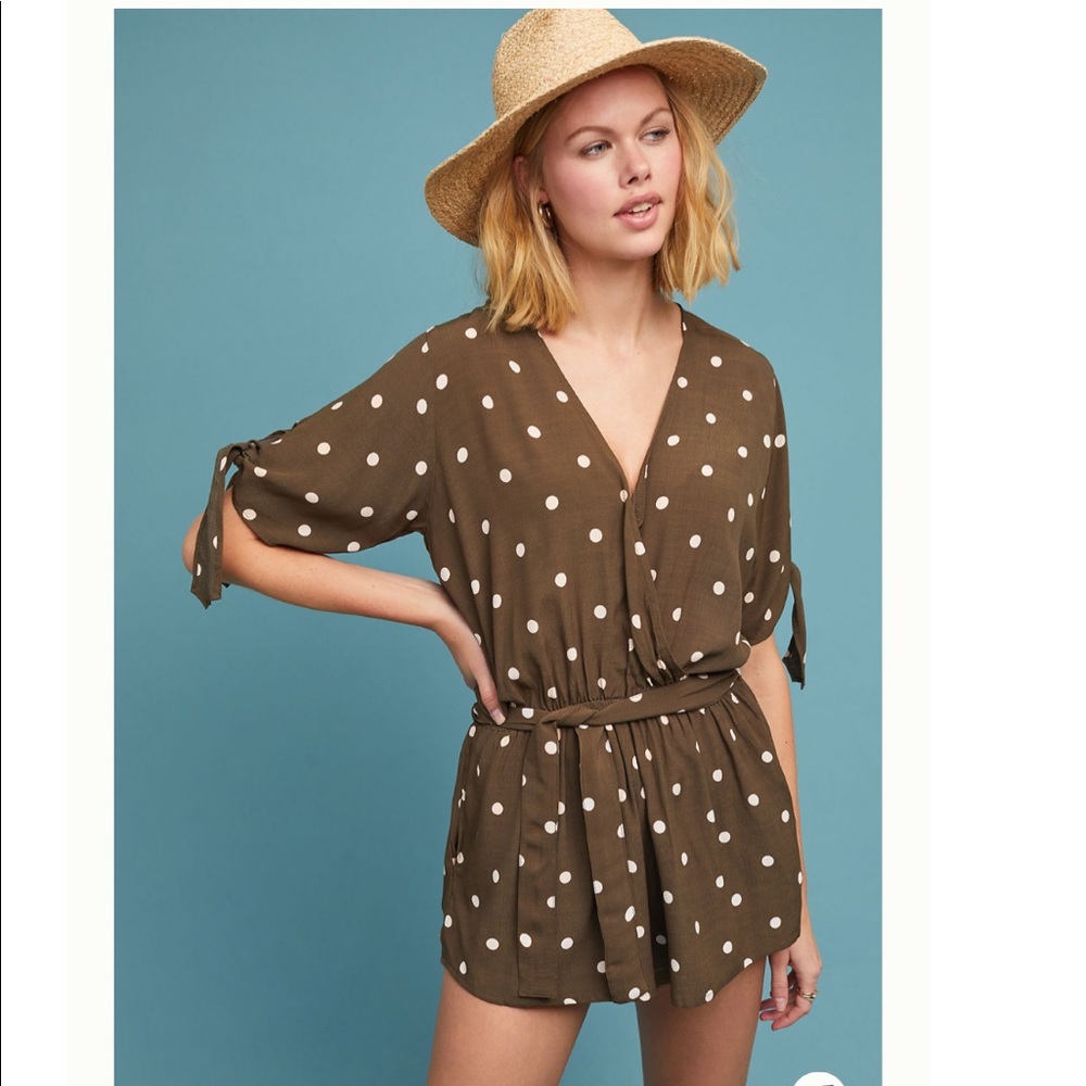 Polka dot romper